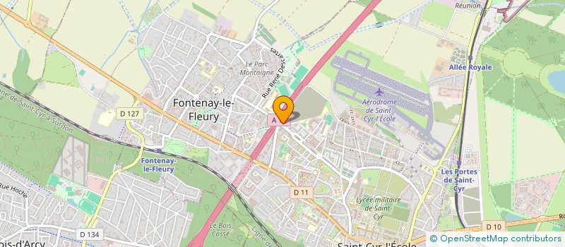 localisation de l'entreprise TIFS COIFFURE  SAINT-CYR-L'ECOLE