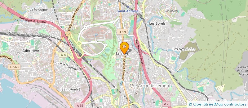 localisation de l'entreprise TIFS COIFFURE à MARSEILLE