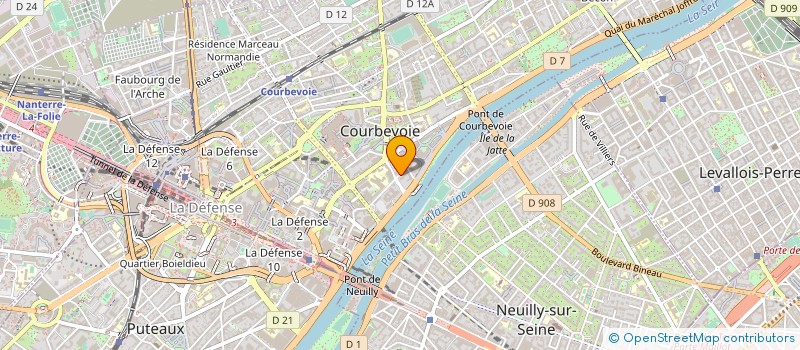 localisation de l'entreprise TIG-MAG  COURBEVOIE