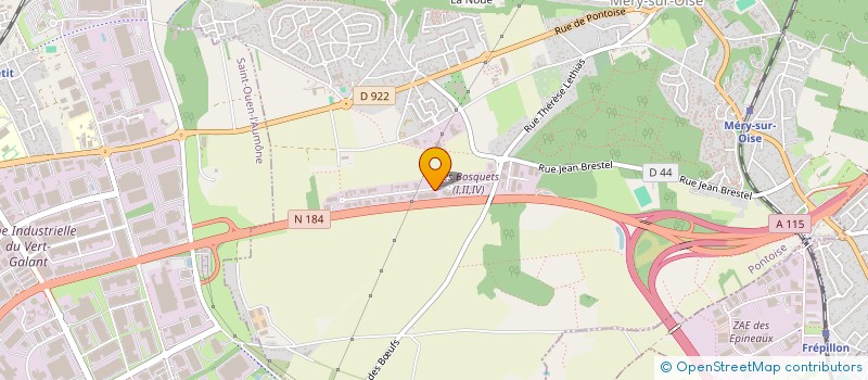 localisation de l'entreprise TIG MIG SOUDURE SARL à MERY-SUR-OISE
