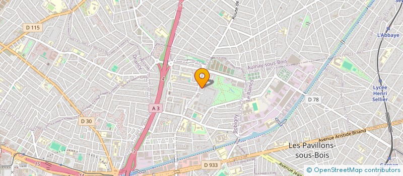 localisation de l'entreprise TIG PLOMBERIE CHAUFFAGE  BONDY