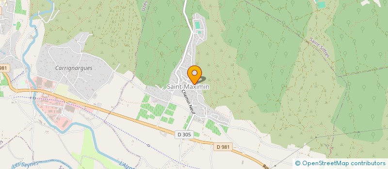 localisation de l'entreprise TIGA  SAINT-MAXIMIN