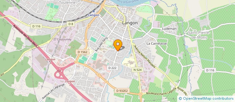 localisation de l'entreprise TIGA à LANGON