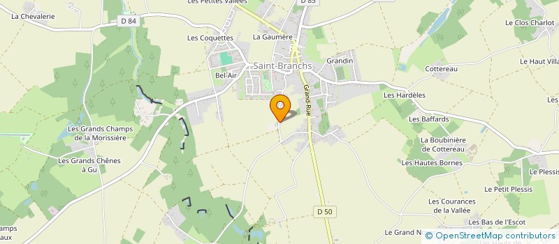 localisation de l'entreprise TIGA  SAINT-BRANCHS