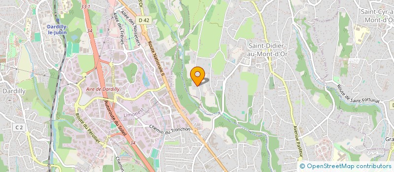 localisation de l'entreprise TIGA  SAINT-DIDIER-AU-MONT-D'OR