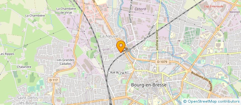 localisation de l'entreprise TIGER CLUB à BOURG-EN-BRESSE
