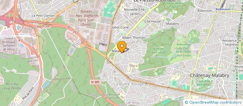 localisation de l'entreprise TIGER DEPANNAGE à CHATENAY-MALABRY