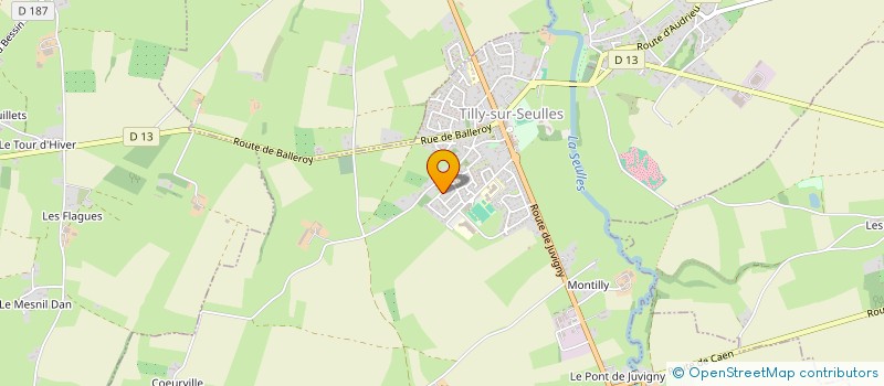 localisation de l'entreprise TIGER LEVAGE TRANSPORT à TILLY-SUR-SEULLES