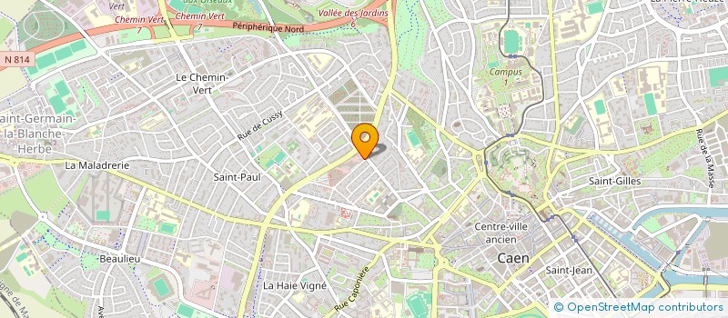 localisation de l'entreprise TIGER ONE à CAEN