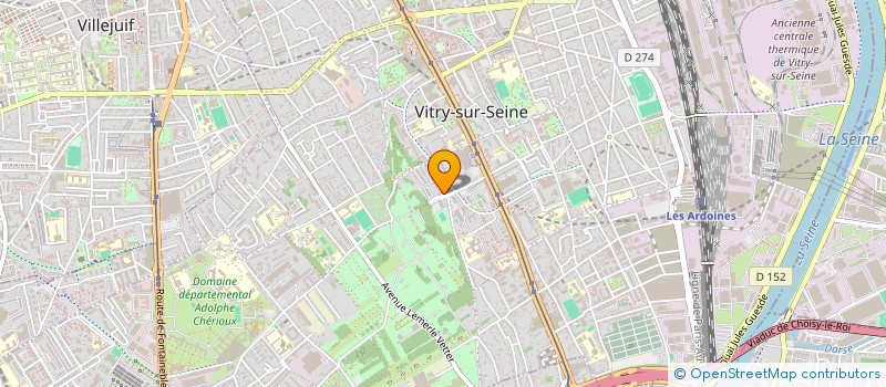 localisation de l'entreprise TIGER POWER à VITRY-SUR-SEINE