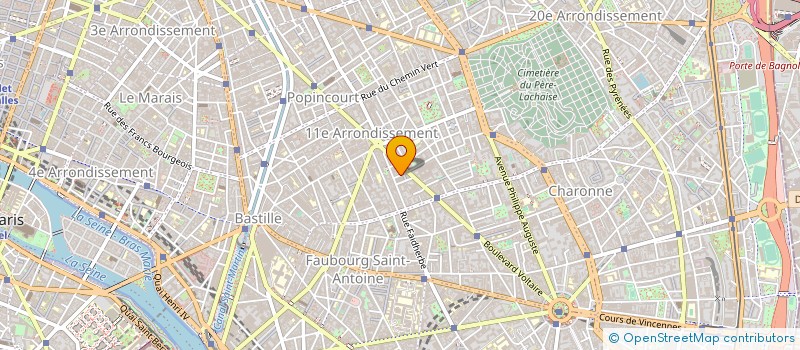 localisation de l'entreprise TIGER SARL à PARIS