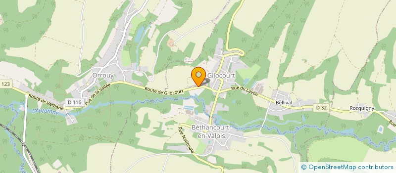 localisation de l'entreprise TIGER SPORT  GILOCOURT