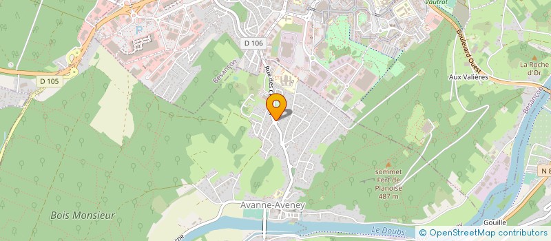 localisation de l'entreprise TIGER SUSHI-WOK  AVANNE-AVENEY