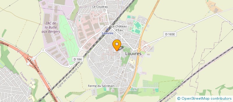 localisation de l'entreprise TIGERCLEAN  LOUVRES