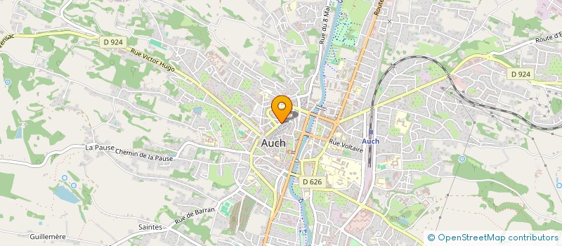 localisation de l'entreprise TIGERS à AUCH