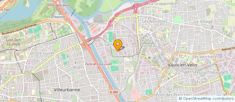 localisation de l'entreprise TIGERS CARS  VILLEURBANNE