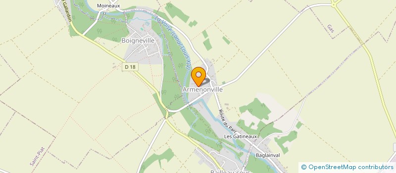 localisation de l'entreprise TIGERS FAMILY ESPORT CLUB (TFE) à BAILLEAU-ARMENONVILLE