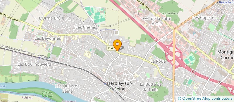 localisation de l'entreprise TIGHILET IMMOBILIER  HERBLAY-SUR-SEINE