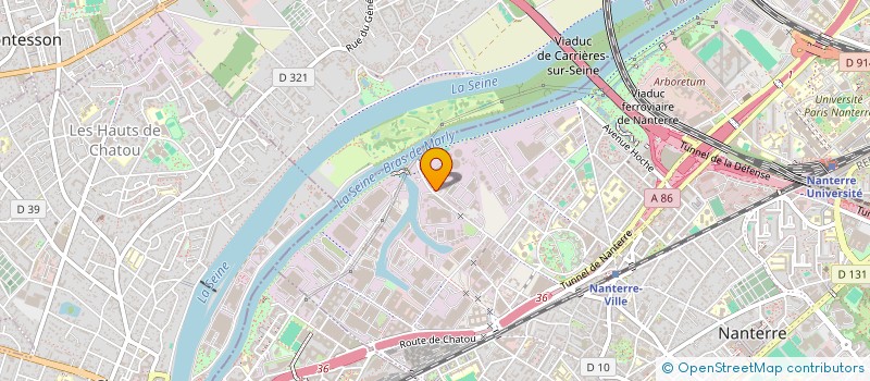 localisation de l'entreprise TIGHILT N'AGH  NANTERRE