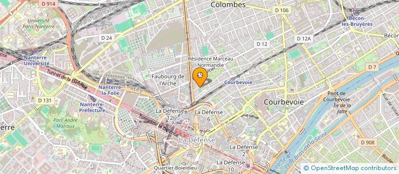 localisation de l'entreprise TIGI SERVICES FRANCE à COURBEVOIE