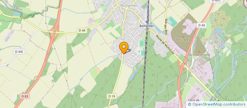 localisation de l'entreprise TIGK  BOLLWILLER