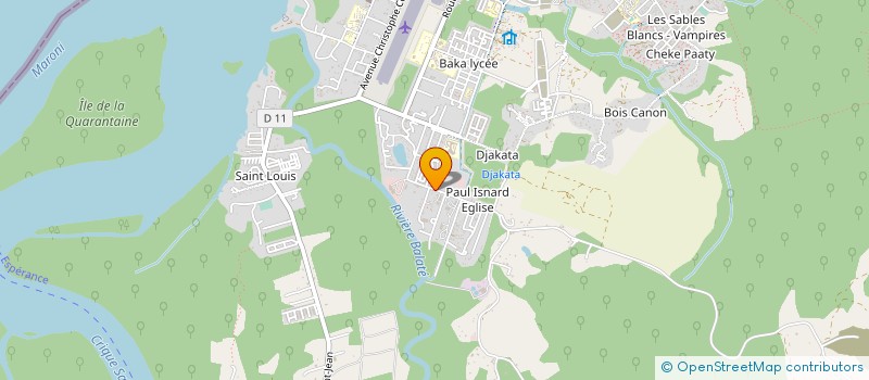 localisation de l'entreprise TIGLIO ABATTAGE à SAINT-LAURENT-DU-MARONI
