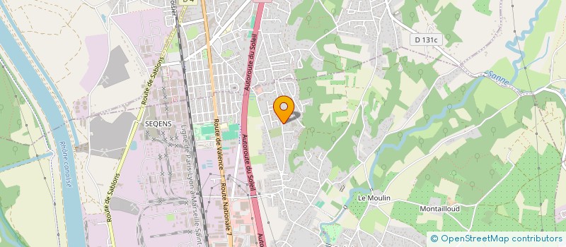 localisation de l'entreprise TIGNES 888  SALAISE-SUR-SANNE