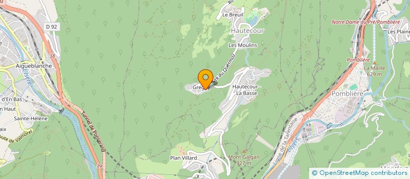 localisation de l'entreprise TIGNES DEPANNAGE RENOVATION  HAUTECOUR