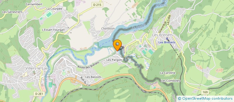 localisation de l'entreprise TIGNES VAL CLARET 2200  VILLERS-LE-LAC