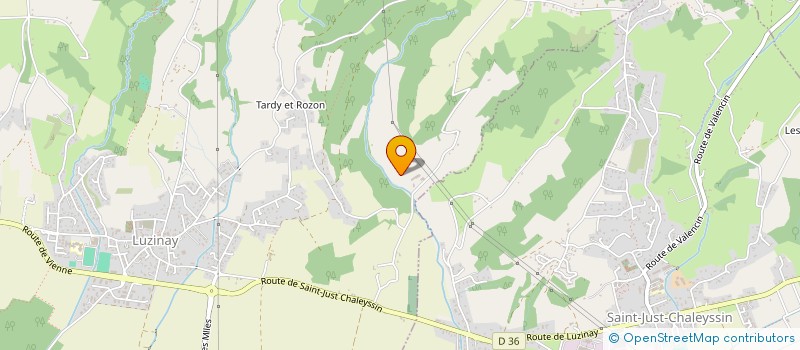 localisation de l'entreprise TIGNIEU  LUZINAY