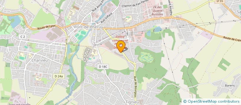 localisation de l'entreprise TIGNIEU FASHION  TIGNIEU-JAMEYZIEU