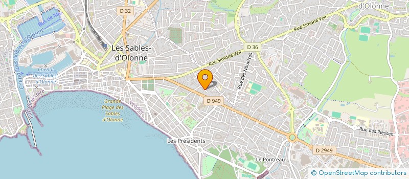 localisation de l'entreprise TIGNOLA SPECIAL COUPONS à LES SABLES D'OLONNE