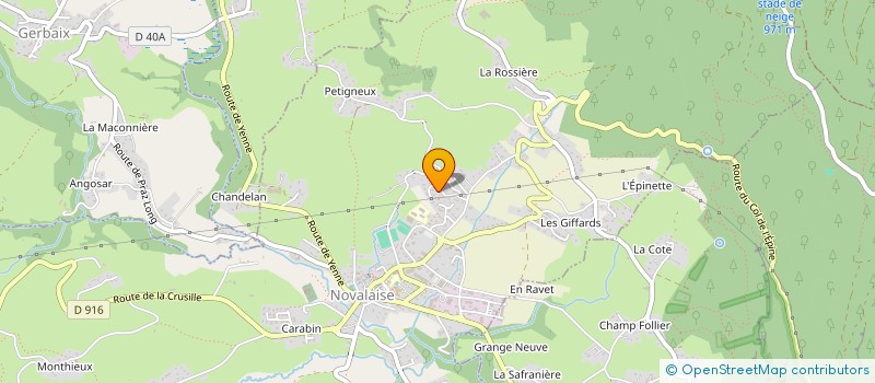 localisation de l'entreprise TIGNON  NOVALAISE