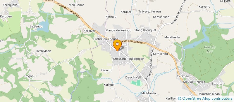 localisation de l'entreprise TIGO 29  SAINT-EVARZEC