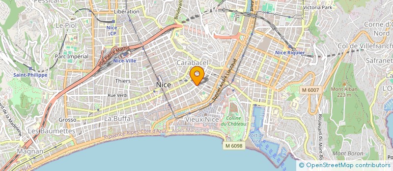 localisation de l'entreprise TIGO à NICE