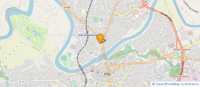 localisation de l'entreprise TIGO  ALBI