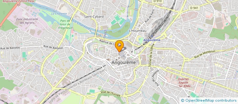 localisation de l'entreprise TIGOBOANIMATION à ANGOULEME