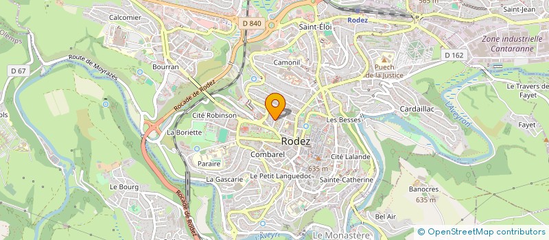 localisation de l'entreprise TIGOLU  RODEZ