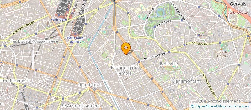 localisation de l'entreprise TIGOUN à PARIS 10