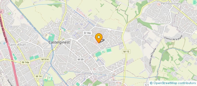 localisation de l'entreprise TIGR  CASTELGINEST