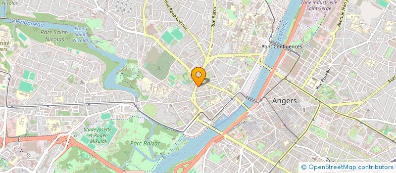 localisation de l'entreprise TIGRE 23 à ANGERS