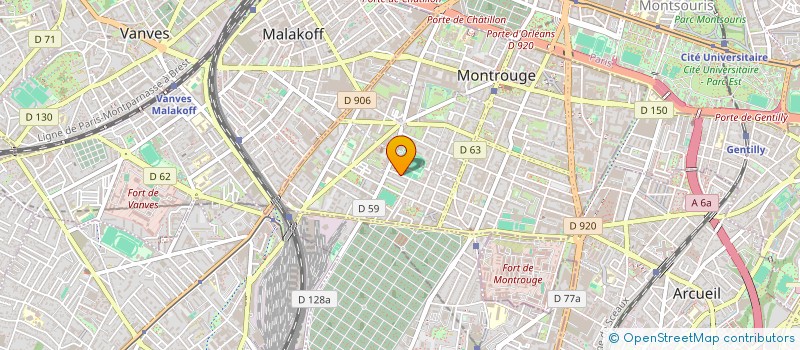 localisation de l'entreprise TIGRE  MONTROUGE