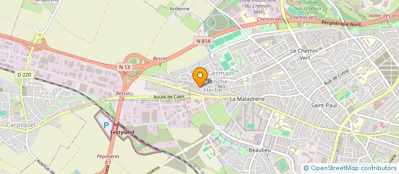 localisation de l'entreprise TIGRE DE FEU à CAEN