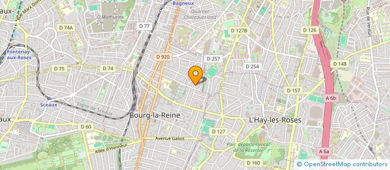 localisation de l'entreprise TIGRE ET TORTUE à BOURG-LA-REINE