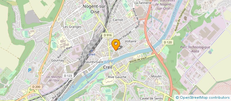 localisation de l'entreprise TIGRE EXPRESS  CREIL