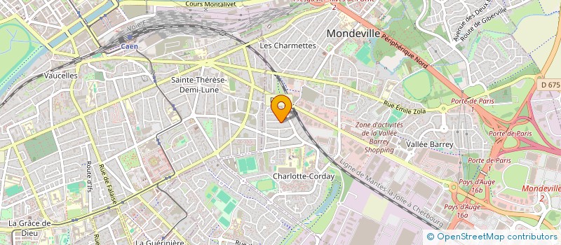 localisation de l'entreprise TIGREL  MONDEVILLE