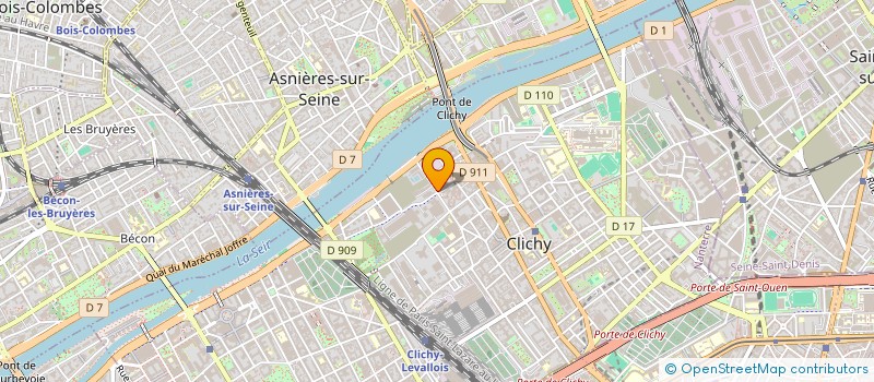 localisation de l'entreprise TIGRIS CONSULTING à CLICHY