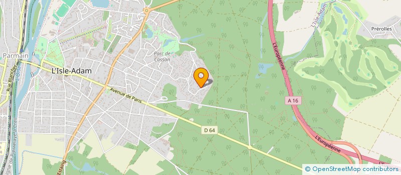 localisation de l'entreprise TIGRIS DEVELOPPEMENT  L'ISLE-ADAM