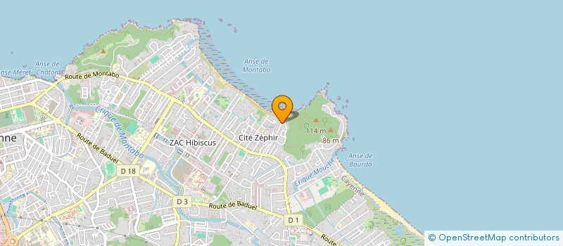 localisation de l'entreprise TIGUILI  CAYENNE