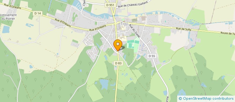 localisation de l'entreprise TIGY SEL à TIGY